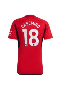 Manchester United Casemiro #18 Voetbaltruitje Thuis tenue 2023-24 Korte Mouw